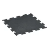 Aufsicht auf die Unterseite, also die Bodenseite von WARCO-Formteil 3758 - Fitness Performance Elite Trainingsboden im Format 100 x 100 x 1,5 cm | 1,00 m².