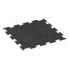 La vue du dessous ou de la face inférieure, c’est-à-dire la face inférieure de la pièce moulée WARCO 3756 - Fitness Performance Elite Revêtement Sportif au format 100 x 100 x 1,5 cm | 1,00 m².