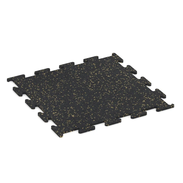 Aufsicht auf die Unterseite, also die Bodenseite von WARCO-Formteil 3764 - Fitness Performance Elite Trainingsboden im Format 50 x 50 x 1 cm | 0,25 m².