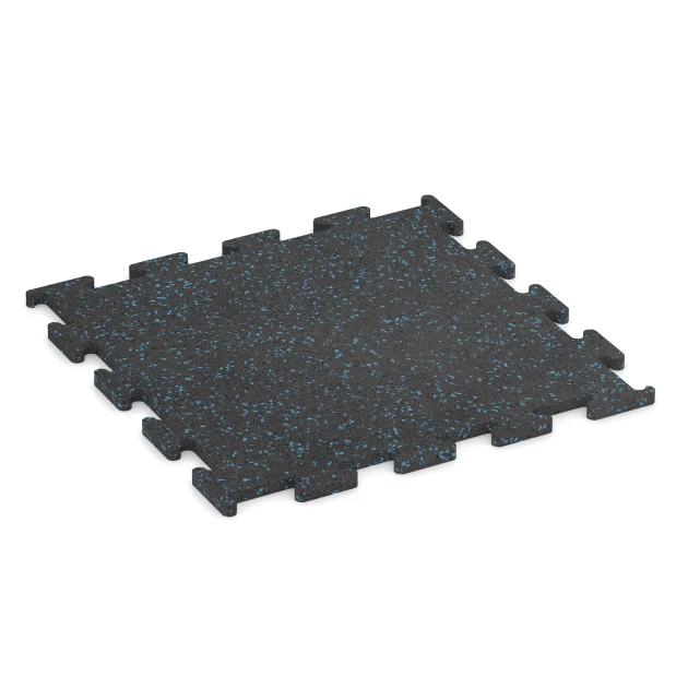 Aufsicht auf die Unterseite, also die Bodenseite von WARCO-Formteil 3770 - Fitness Performance Elite Trainingsboden im Format 50 x 50 x 1,5 cm | 0,25 m².
