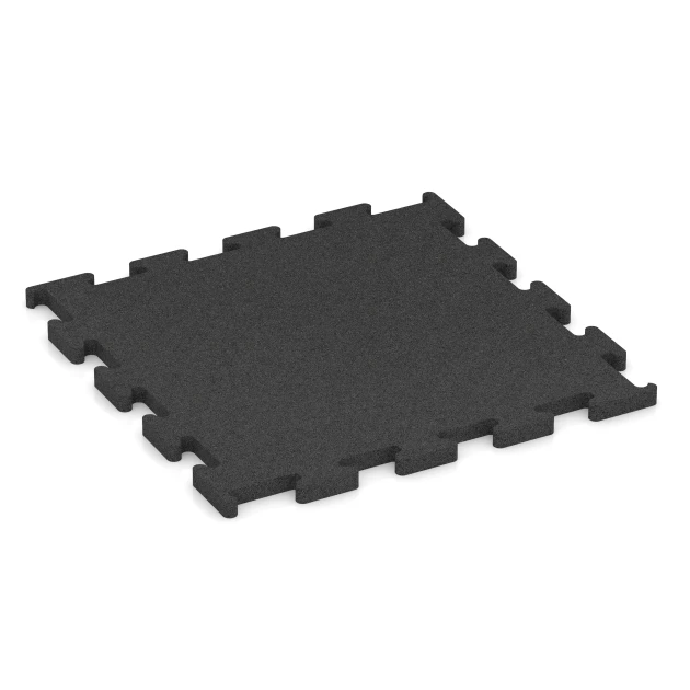 Aufsicht auf die Unterseite, also die Bodenseite von WARCO-Formteil 6156 - Fitness Performance Elite Trainingsboden im Format 50 x 50 x 2 cm | 0,25 m².