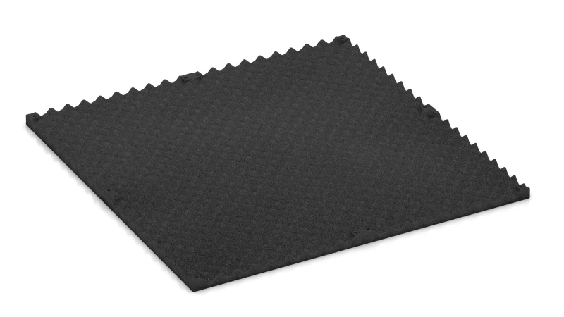 Struktur aus halbkugelförmigen Noppen