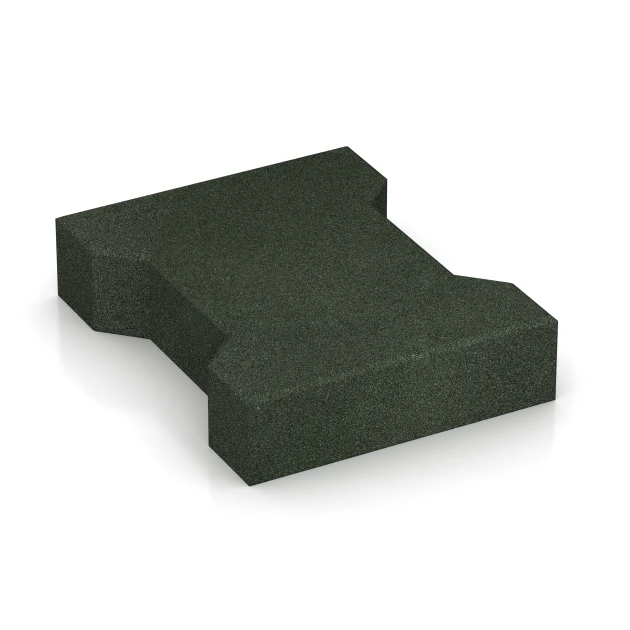 Aufsicht auf die Unterseite, also die Bodenseite von WARCO-Formteil 5267 - Pflasterstein im Format 20 × 16,5 × 4,3 cm | 0,0278 m².