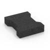 La vue du dessous ou de la face inférieure, c’est-à-dire la face inférieure de la pièce moulée WARCO 7068 - Pavé autobloquant au format 20 x 16,5 x 4,5 cm | 0,0278 m².