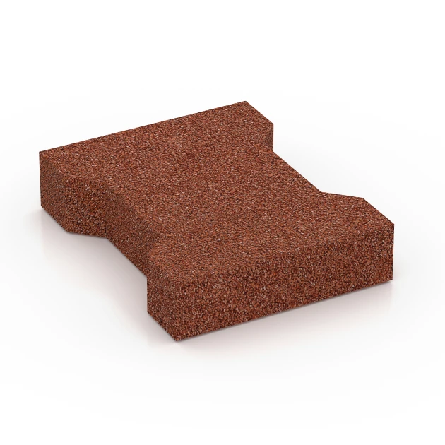 La vue du dessous ou de la face inférieure, c’est-à-dire la face inférieure de la pièce moulée WARCO 7069 - Pavé autobloquant au format 20 x 16,5 x 4,5 cm | 0,0278 m².