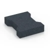 Aufsicht auf die Unterseite, also die Bodenseite von WARCO-Formteil 7071 - Pflasterstein im Format 20 x 16,5 x 4,5 cm | 0,0278 m².