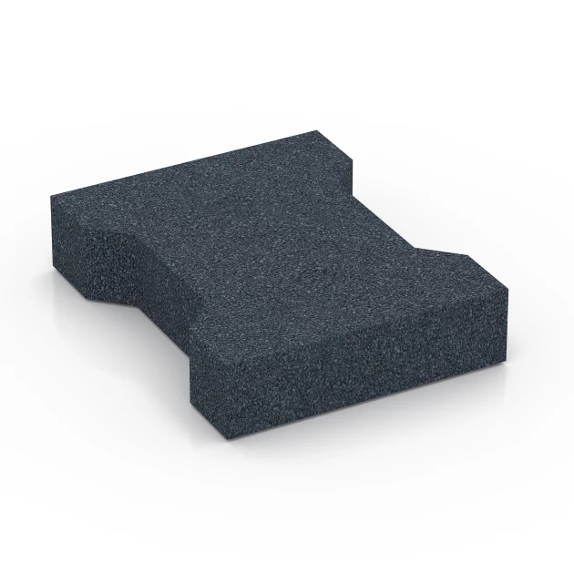 Aufsicht auf die Unterseite, also die Bodenseite von WARCO-Formteil 7071 - Pflasterstein im Format 20 x 16,5 x 4,5 cm | 0,0278 m².