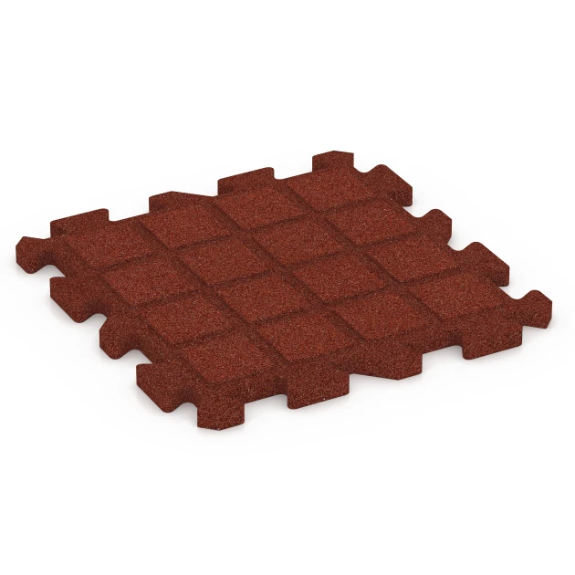 Aufsicht auf die Unterseite, also die Bodenseite von WARCO-Formteil 6989 - Ballspielplatte im Format 50 x 50 x 3 cm | 0,25 m².