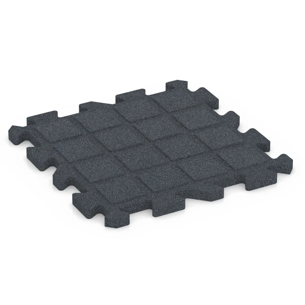 Aufsicht auf die Unterseite, also die Bodenseite von WARCO-Formteil 6993 - Ballspielplatte im Format 50 x 50 x 3 cm | 0,25 m².