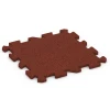 La vue du dessous ou de la face inférieure, c’est-à-dire la face inférieure de la pièce moulée WARCO 6984 - Dalle de sol fitness au format 50 x 50 x 2 cm | 0,25 m².