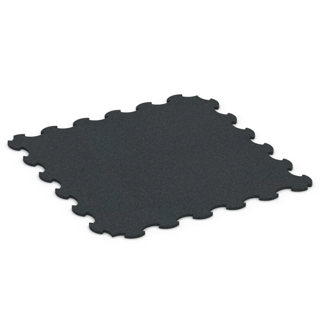 Aufsicht auf die Unterseite, also die Bodenseite von WARCO-Formteil 6376 - Fitness-Bodenschutzmatte im Format 102,5 x 102,5 x 1,5 cm | 1,05 m².