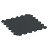 La vue du dessous ou de la face inférieure, c’est-à-dire la face inférieure de la pièce moulée WARCO 6377 - Tapis de Protection Fitness au format 102,5 x 102,5 x 2 cm | 1,05 m².