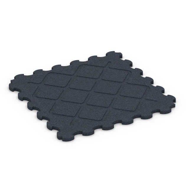 La vue du dessous ou de la face inférieure, c’est-à-dire la face inférieure de la pièce moulée WARCO 6391 -  au format 102,5 x 102,5 x 3 cm | 1,05 m².