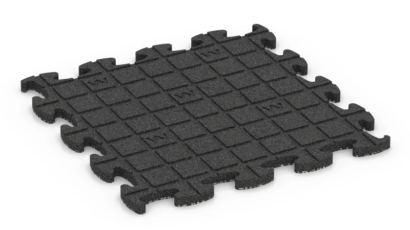 Quadratische Auflagepads mit breiten, flachen Drainagekanälen