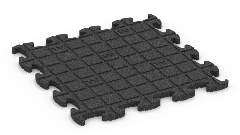 Quadratische Auflagepads mit breiten, flachen Drainagekanälen