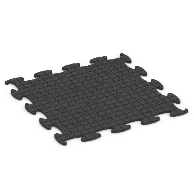 Aufsicht auf die Unterseite, also die Bodenseite von WARCO-Formteil 6832 - Fitness Active Floor System im Format 97,1 x 97,1 × 1,8 cm.