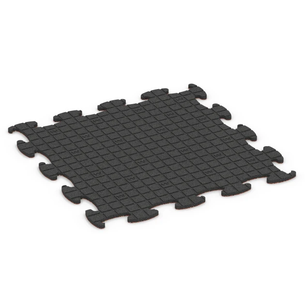 Aufsicht auf die Unterseite, also die Bodenseite von WARCO-Formteil 6836 - Fitness Active Floor System im Format 97,1 x 97,1 × 1,8 cm.