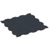 La vue du dessous ou de la face inférieure, c’est-à-dire la face inférieure de la pièce moulée WARCO 6837 - Fitness Active dalle au format 97,1 x 97,1 × 1,8 cm.