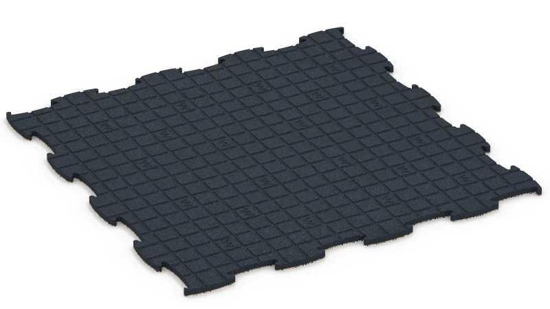 Quadratische Auflagepads mit breiten, flachen Drainagekanälen