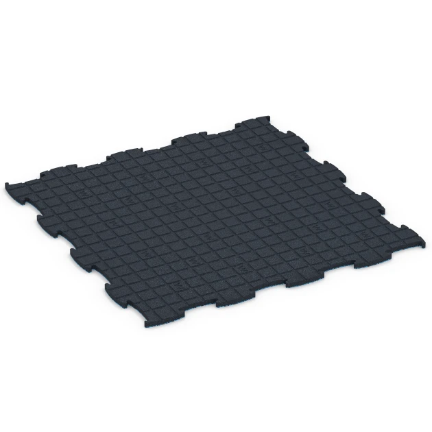 Aufsicht auf die Unterseite, also die Bodenseite von WARCO-Formteil 6875 - Fitness Max Floor System im Format 97,1 x 97,1 × 1,8 cm.