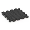 Aufsicht auf die Unterseite, also die Bodenseite von WARCO-Formteil 6881 - Fitness Max Floor System im Format 44,6 x 44,6 × 2,8 cm.