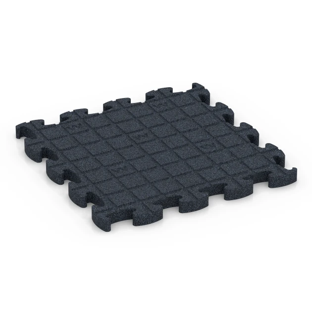 Aufsicht auf die Unterseite, also die Bodenseite von WARCO-Formteil 6961 - Fitness Premium Boden im Format 45,9 x 45,9 x 2,8 cm.