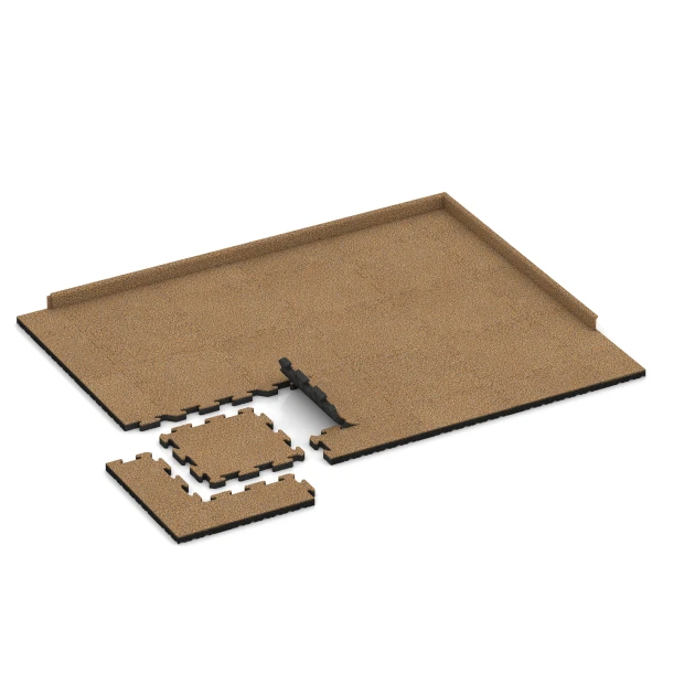 Typische Verlegung oder Einbausituation für den Artikel 2837 von WARCO - Klickfliese, Farbton Rattan Lounge in der Abmessung 50 x 50 x 4 cm | 0,25 m².