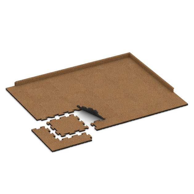 Typische Verlegung oder Einbausituation für den Artikel 5837 von WARCO - Event-Klickfliese Outdoor, Farbton Terra Cotta in der Abmessung 50 x 50 x 3 cm | 0,25 m².