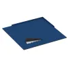 La situation d'installation typique du produit 5810 de WARCO - Tapis de Protection Fitness, en couleur Bleu Gentiane dans les dimensions 1000 x 1000 x 30 mm.