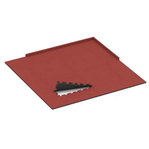 Typische Verlegung oder Einbausituation für den Artikel 6025 von WARCO - Treppenfliese, Farbton Rose in der Abmessung 1000 x 1000 x 30 mm.