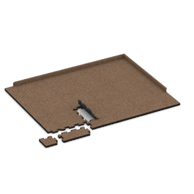 Typische Verlegung oder Einbausituation für den Artikel 4946 von WARCO - Randplatte, Farbton Bast & Borke in der Abmessung 500 x 235 x 40 mm.