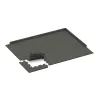 Typische Verlegung oder Einbausituation für den Artikel 0124 von WARCO - Poolumrandung, Farbton Dunkelgrauer Granit in der Abmessung 500 x 500 x 18 mm.