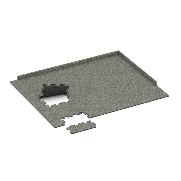 Typische Verlegung oder Einbausituation für den Artikel 4690 von WARCO - Randplatte, Farbton Grauer Granit in der Abmessung 500 x 235 x 18 mm.