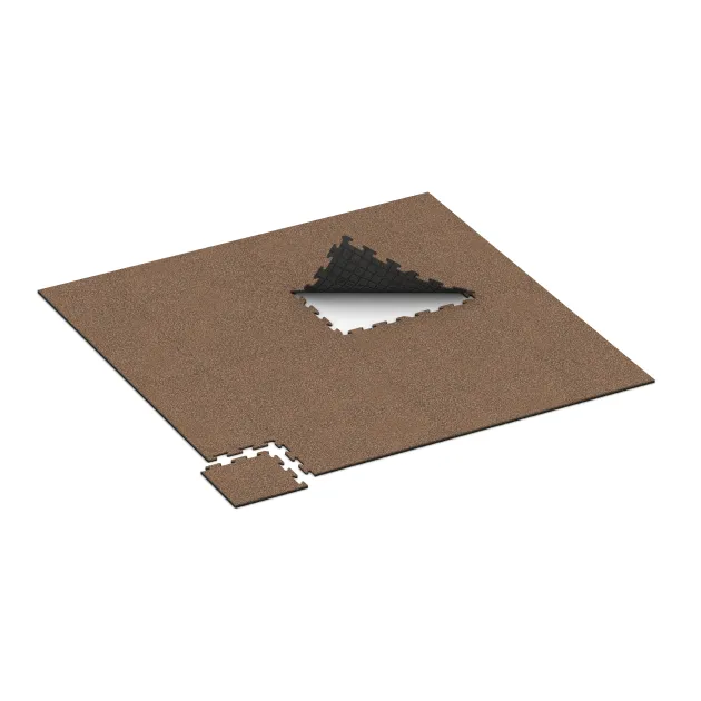 Typische Verlegung oder Einbausituation für den Artikel 4770 von WARCO - Eckplatte, Farbton Bast & Borke in der Abmessung 485 x 485 x 18 mm.