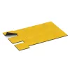 Typische Verlegung oder Einbausituation für den Artikel 0546 von WARCO - Fallschutzplatte, Farbton Zitronengelb in der Abmessung 500 x 500 x 30 mm.