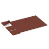 Typische Verlegung oder Einbausituation für den Artikel 0575 von WARCO - Fallschutzplatte, Farbton Ziegelrot in der Abmessung 500 x 500 x 30 mm.