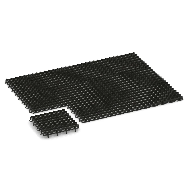 Typische Verlegung oder Einbausituation für den Artikel 5207 von WARCO - Kunststoff-Wabengitter, Farbton Mattschwarz in der Abmessung 47,6 × 47,6 × 4 cm | 0,226 m².