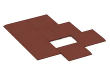 Rand-Platte (eine Seite abgeschrägt)
