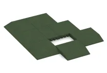 Dalle latérale (un côté biseauté)