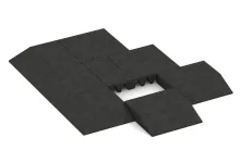 Dalle latérale (un côté biseauté)