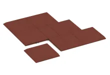 Eck-Platte (zwei Seiten abgeschrägt)