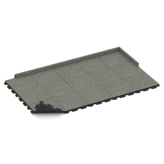 Typische Verlegung oder Einbausituation für den Artikel 1298 von WARCO - Gehwegplatte Classic, Farbton Grauer Granit in der Abmessung 500 x 500 x 40 mm.