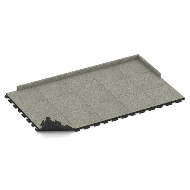 La situation d'installation typique du produit 1299 de WARCO - Dalles pour allées Classic, en couleur Granit clair dans les dimensions 500 x 500 x 40 mm.