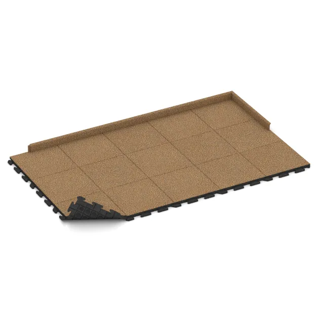 Typische Verlegung oder Einbausituation für den Artikel 1310 von WARCO - Gehwegplatte Classic, Farbton Rattan Lounge in der Abmessung 500 x 500 x 40 mm.