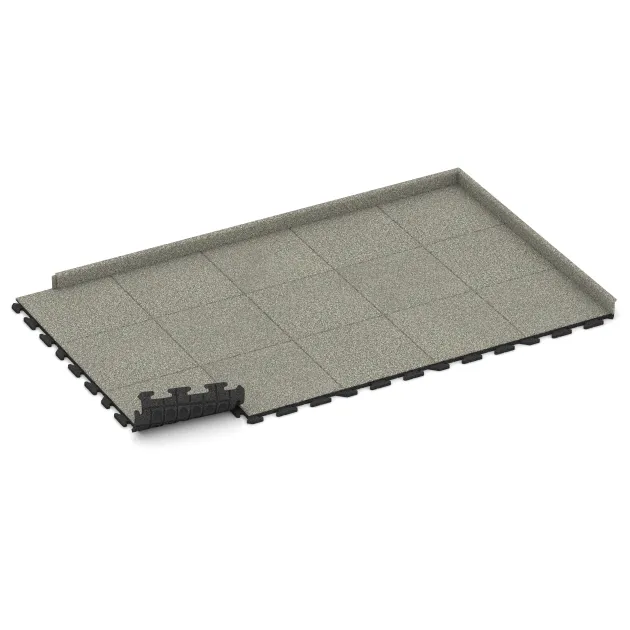 Typische Verlegung oder Einbausituation für den Artikel 1208 von WARCO - Poolfliese Classic, Farbton Heller Granit in der Abmessung 500 x 500 x 30 mm.
