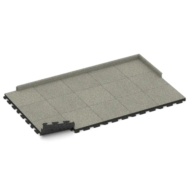 La situation d'installation typique du produit 1432 de WARCO - Dalles pour allées Classic, en couleur Granit clair dans les dimensions 500 x 500 x 50 mm.