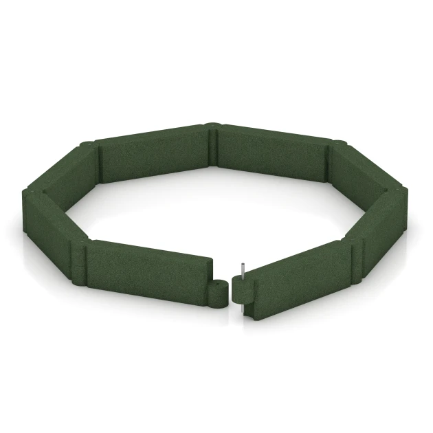 La situation d'installation typique du produit 2576 de WARCO - Bloc en caoutchouc, en couleur Vert herbe dans les dimensions 100 x 15 x 30 cm.