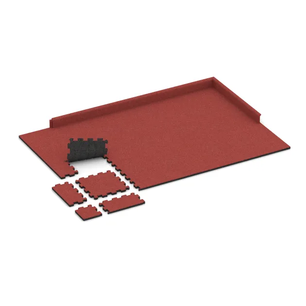 Typische Verlegung oder Einbausituation für den Artikel 5967 von WARCO - Treppenfliese, Farbton Rose in der Abmessung 306 x 306 x 20 mm.