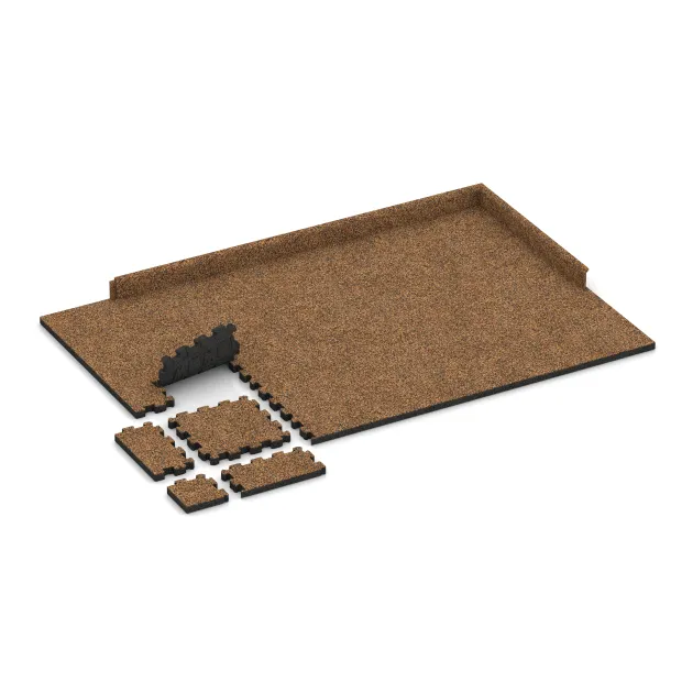Typische Verlegung oder Einbausituation für den Artikel 6107 von WARCO - Poolfliese Fugenlos, Farbton Terra Cotta in der Abmessung 306 x 306 x 30 mm.