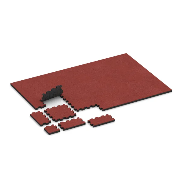 Typische Verlegung oder Einbausituation für den Artikel 5236 von WARCO - Poolfliese Fugenlos, Farbton Korallenrot in der Abmessung 306 x 306 x 30 mm.